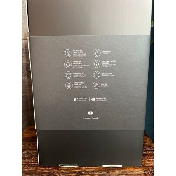 Stanley Halloween 40oz H2.0 Flowstate Quencher Tumbler in Spellcast Black. NWT! - Picture 11 of 11